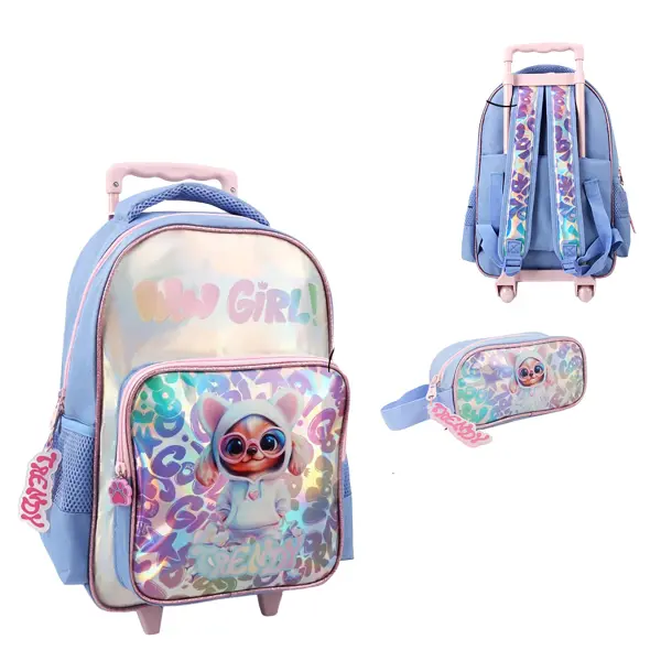 Mochila Carro con Cartuchera Trendy 28774 15″