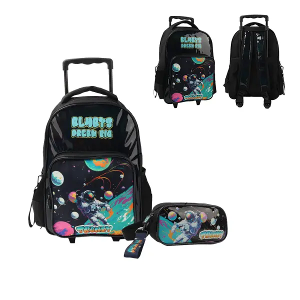 Mochila Carro con Cartuchera Trendy 28775 15″