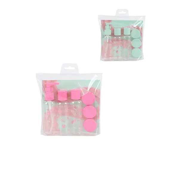 Kit de Viaje Set x7 Frascos Recargables Trendy 29437