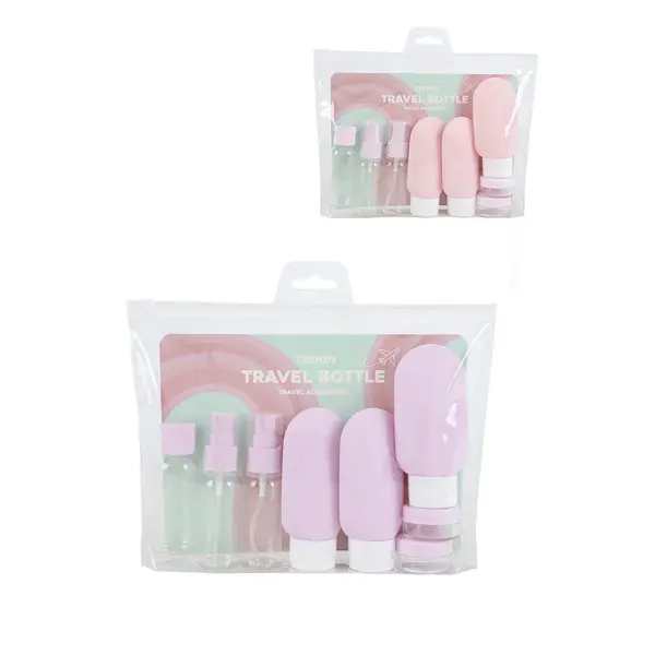 Kit de Viaje Set x8 Frascos Recargables Trendy 29439